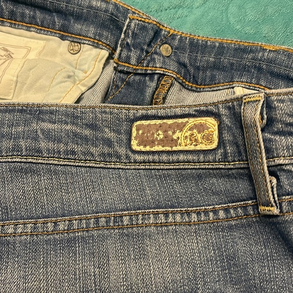 AG Adriano Goldschmied EX-BF CROP BOYFRIEND Women's size 28 Jeans Distressed USA - Picture 11 of 11